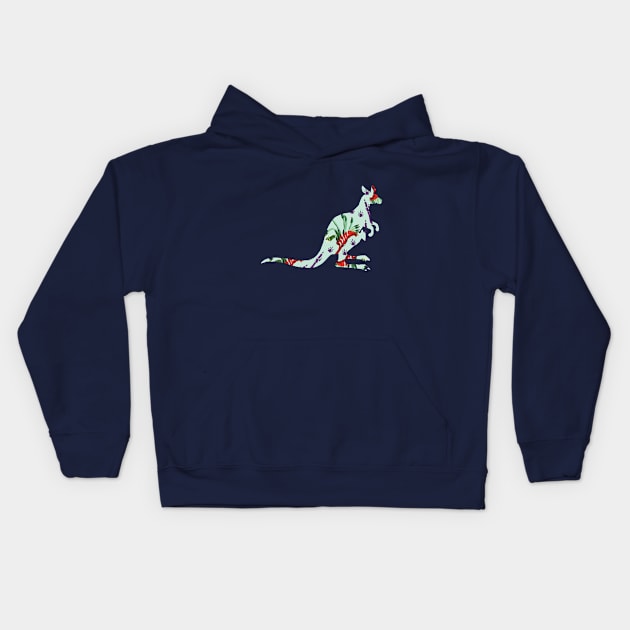 Kangaroo Paw Kids Hoodie by yasminrose